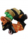 Versace BLACK Scrunchie with logo