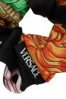Versace BLACK Scrunchie with logo