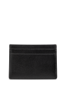 JIL SANDER BLACK Leather card holder