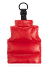 Moncler RED Puffer vest-shaped key ring