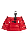 Moncler RED Puffer vest-shaped key ring