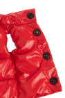 Moncler RED Puffer vest-shaped key ring