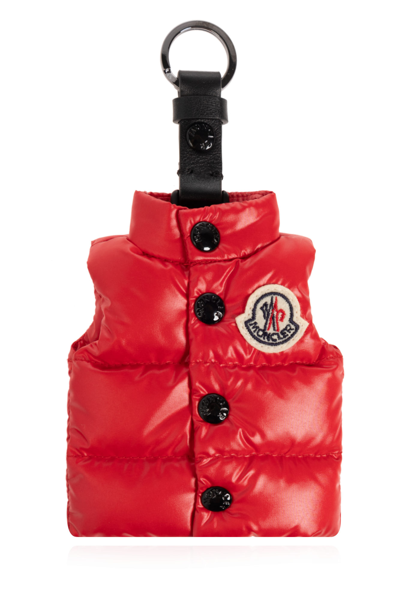 Red Puffer vest-shaped key ring Moncler - Vitkac Canada