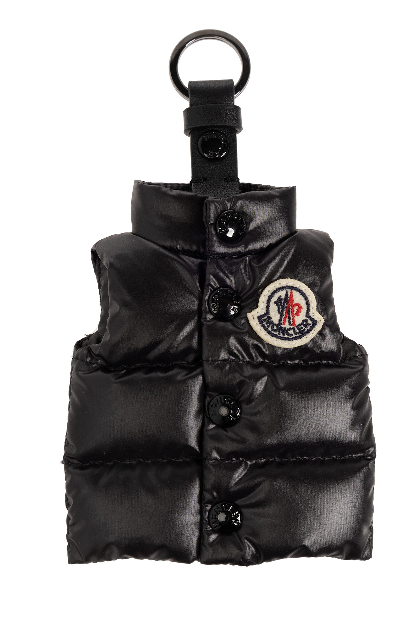 Black Puffer vest-shaped key ring Moncler - Vitkac Canada