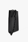 JIL SANDER BLACK Strapped phone holder