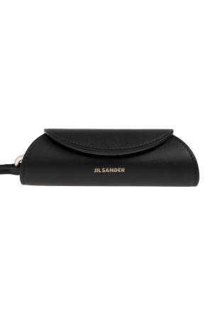 JIL SANDER Estuche de cuero para llaves