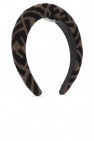 Fendi Kids BROWN Logo-patterned headband