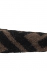 Fendi Kids BROWN Logo-patterned headband