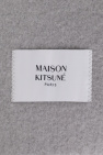 Maison Kitsuné GREY Scarf with logo