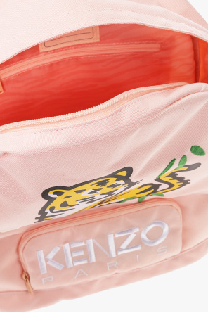 Kenzo Kids backpack green with logo