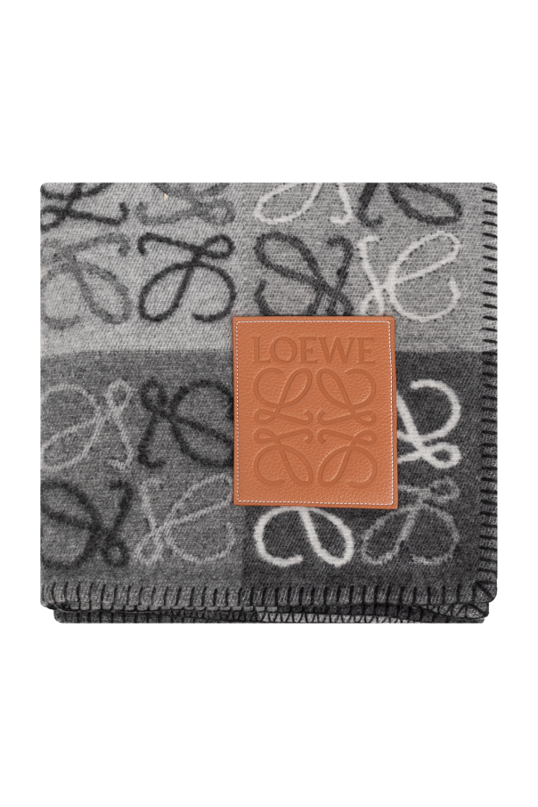 Wool blanket with logo od Loewe