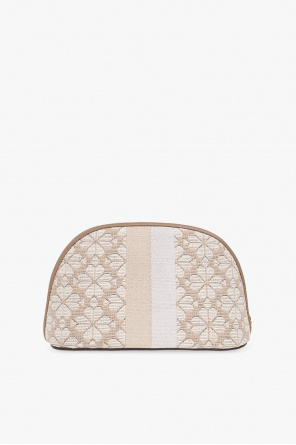 Kate Spade Wash bag embroidered with ‘Spade Flower’ jacquard pattern