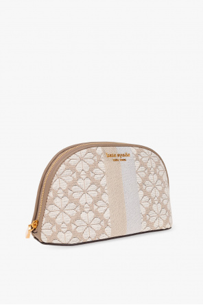 Kate Spade Wash bag embroidered with ‘Spade Flower’ jacquard pattern