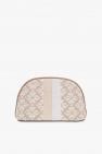 Kate Spade beige Wash bag with ‘Spade Flower’ jacquard pattern