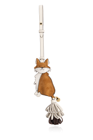 Bag pendant with fox motif