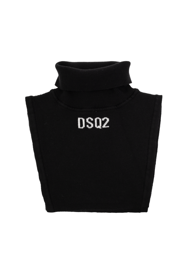 Wool tube scarf with logo od Dsquared2