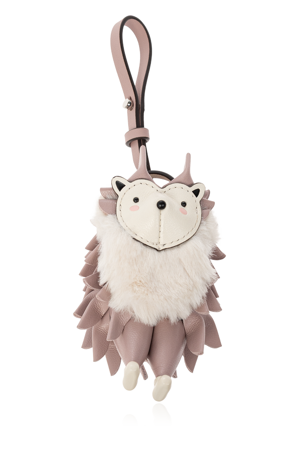 Leather bag charm od Kate Spade