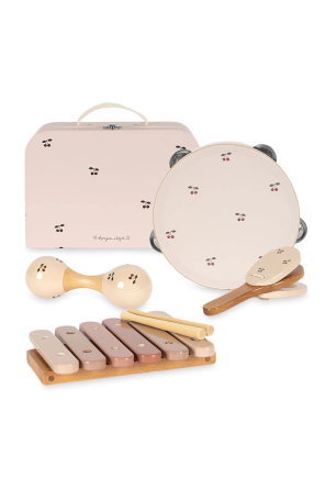 Set of four musical instruments