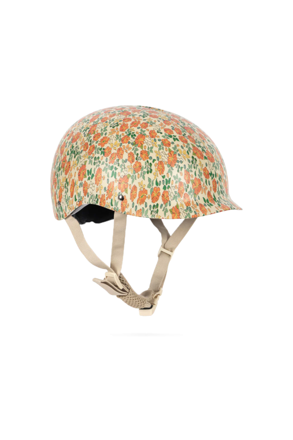 Bicycle helmet with floral motif od Konges Sløjd