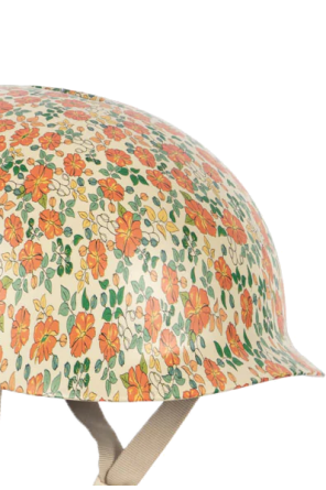 Konges Sløjd Kask rowerowy z motywem kwiatowym