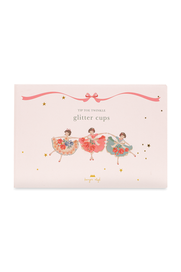 Konges Sløjd Set de 4 tazas con purpurina