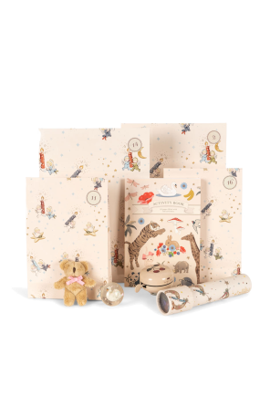 Calendario navideño con regalos