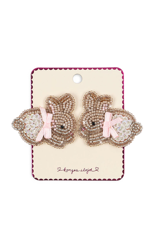 Bunny-shaped hair clips od Konges Sløjd