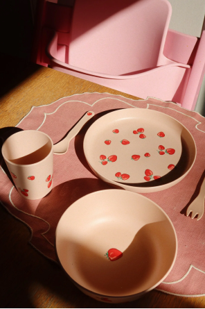 Konges Sløjd Zestaw: miska, talerz i sztućce