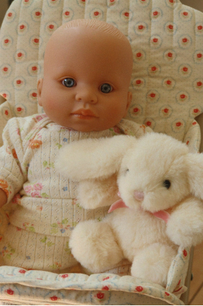 Konges Sløjd Zestaw: lalka i pluszak