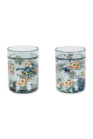 Set aus zwei Trinkgläsern
