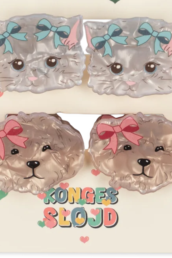 Konges Sløjd Set of four hair clips