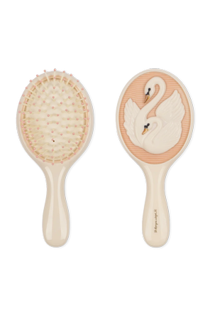Konges Sløjd ‘Swan Beauty’ Hairbrush Set