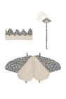 Konges Sløjd ‘Butterfly Marguerit Blue’ crown, wand & butterfly wings