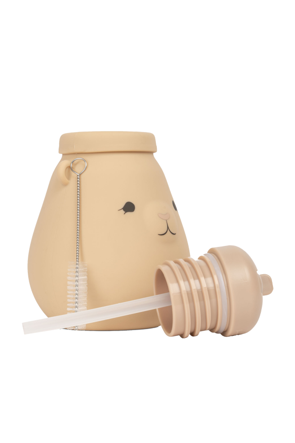 Konges Sløjd ‘Teddy’ bottle with straw