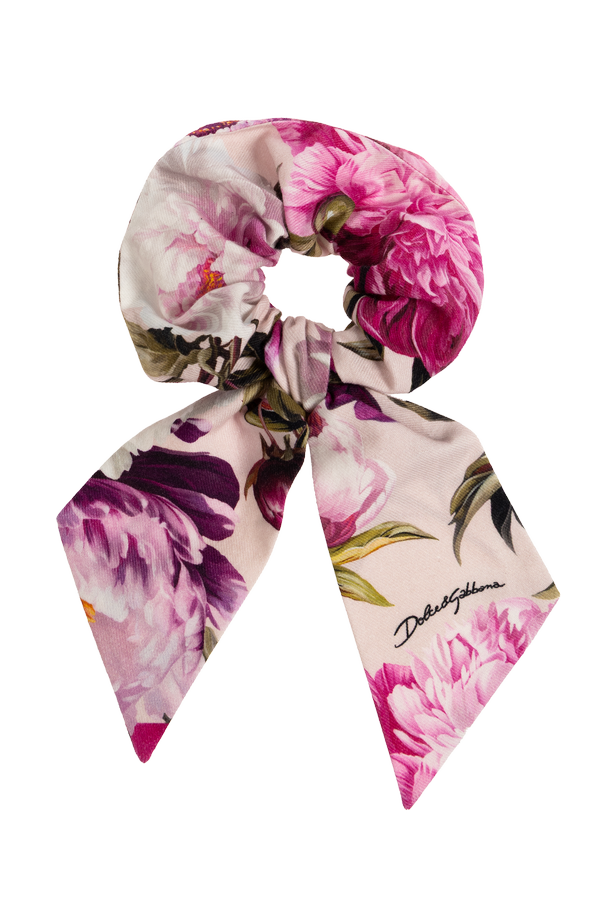 Cotton hair scrunchie od Dolce & Gabbana Kids