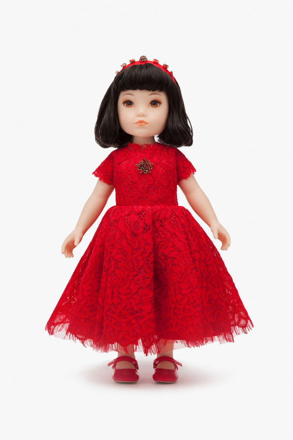 Dolce & Gabbana Kids logo print hooded dress Doll from the ‘Dolls Special Project’ collection