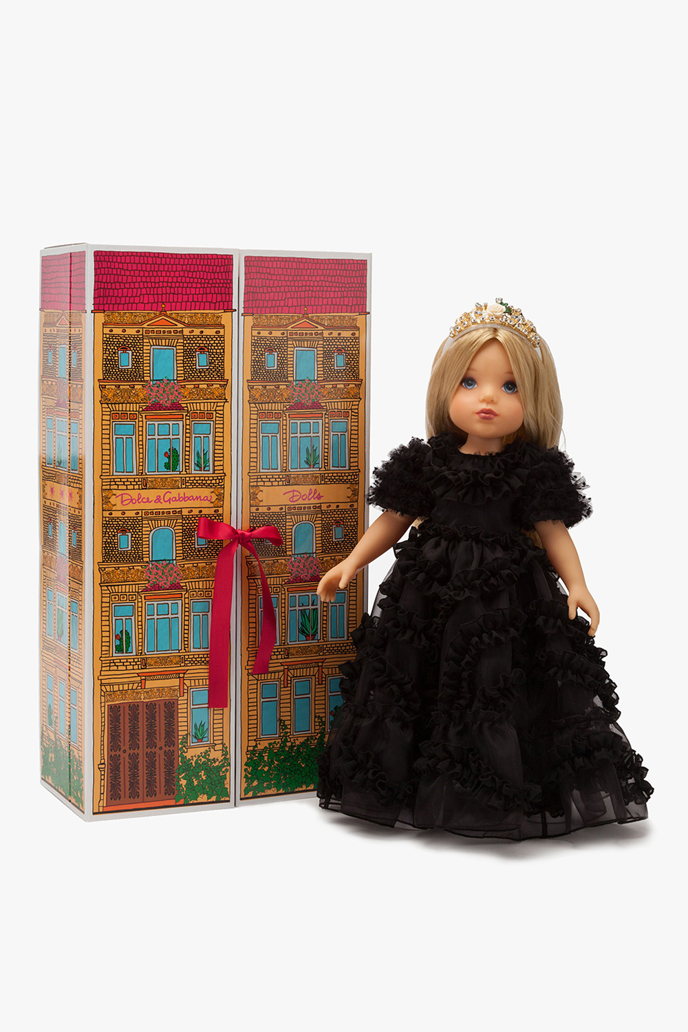 Dolce & Gabbana box pleat lace dress Doll from the ‘Dolls Special Project’ collection