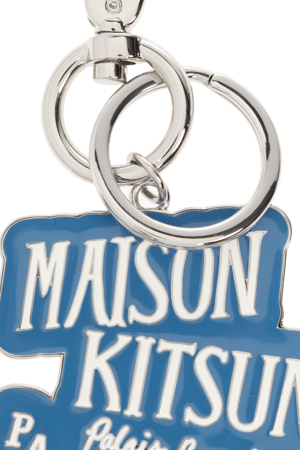 Maison Kitsuné Keyring with logo