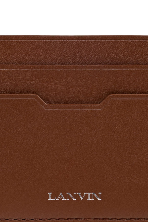 Lanvin Funda de cuero para tarjetas
