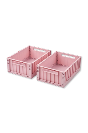 Two foldable storage bins ‘Weston Medium’