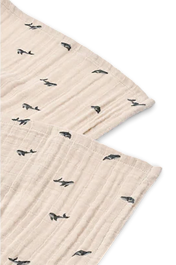 Liewood Two-pack of muslin cloths