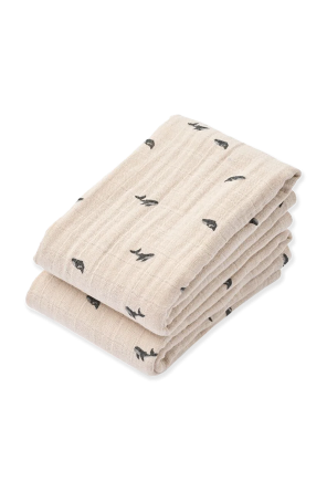Two-pack of muslin cloths