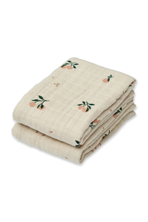 Set of three muslin diapers 'Lewis'