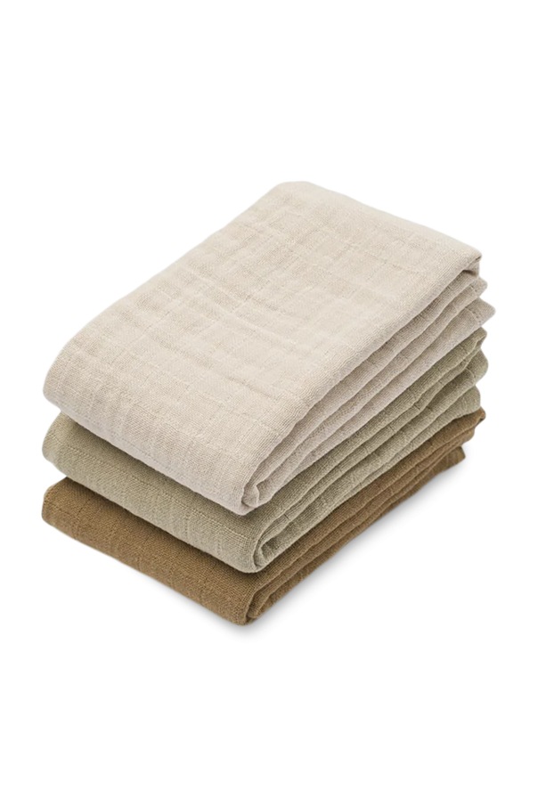 Three-pack of muslin diapers `Lewis` od Liewood