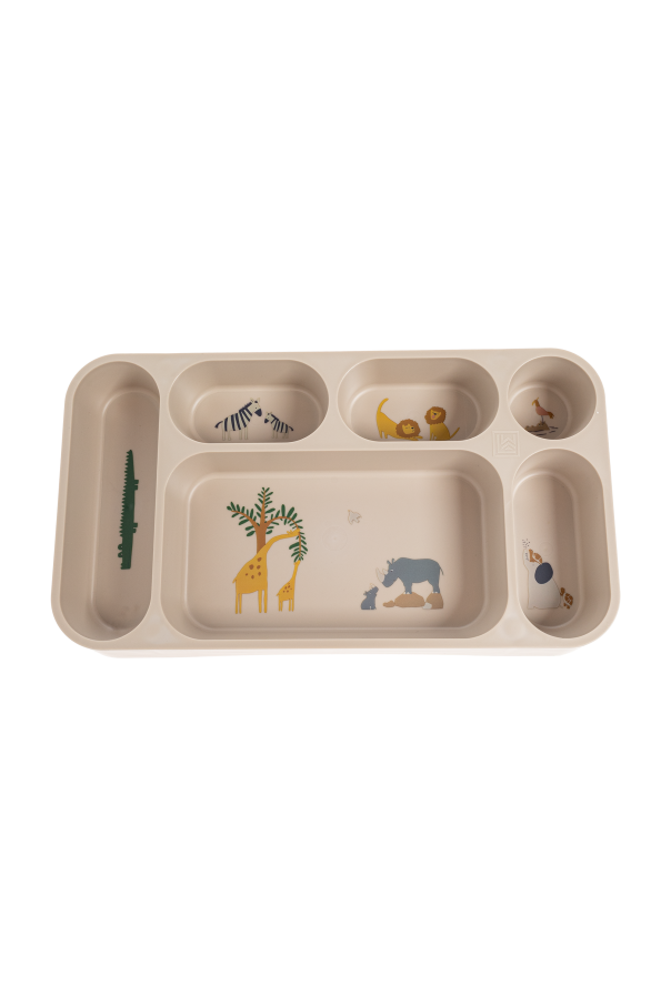 Plate with compartments od Liewood
