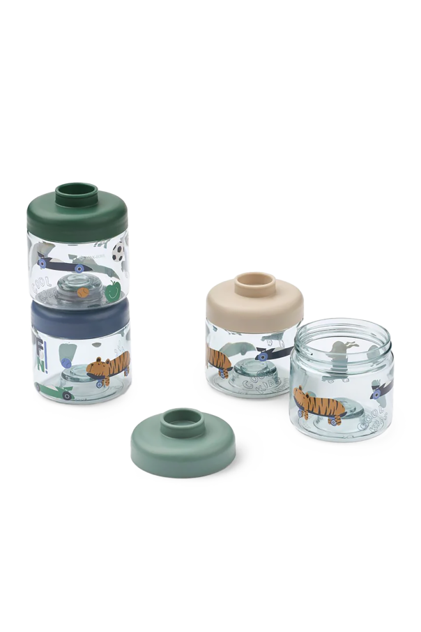 Set of four food storage boxes 'Dominique' od Liewood