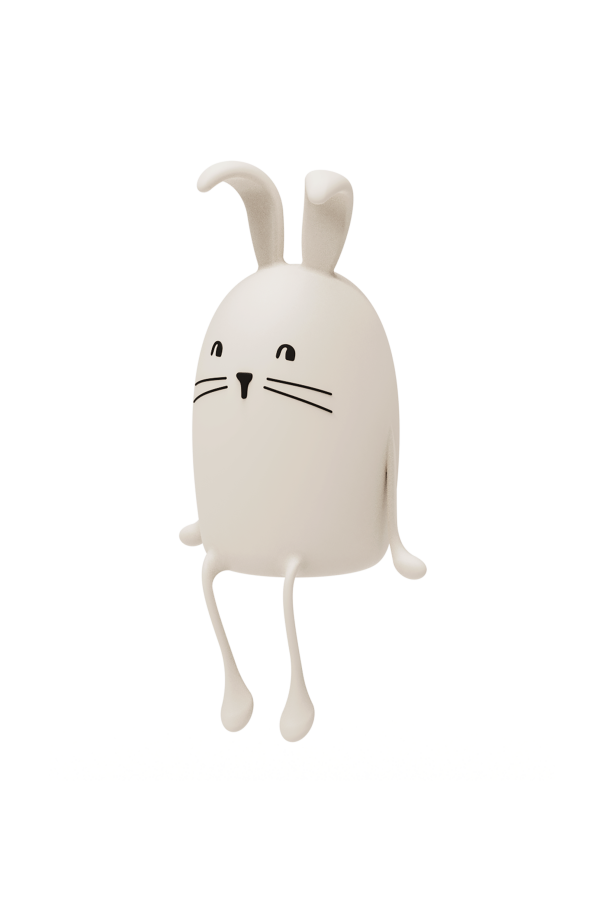 Bunny-shaped lamp od Liewood