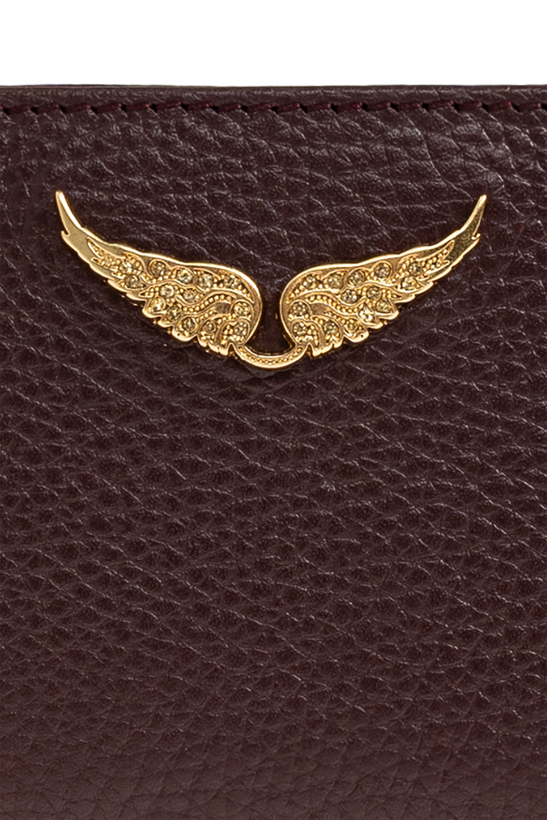 Zadig & Voltaire Estuche de cuero para tarjetas