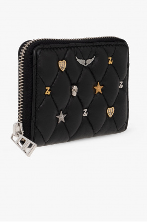 Zadig & Voltaire Quilted wallet with logo