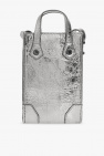 Zadig & Voltaire SILVER ‘Sunny#2’ phone pouch with strap